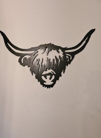 Highland Cow Large Horns